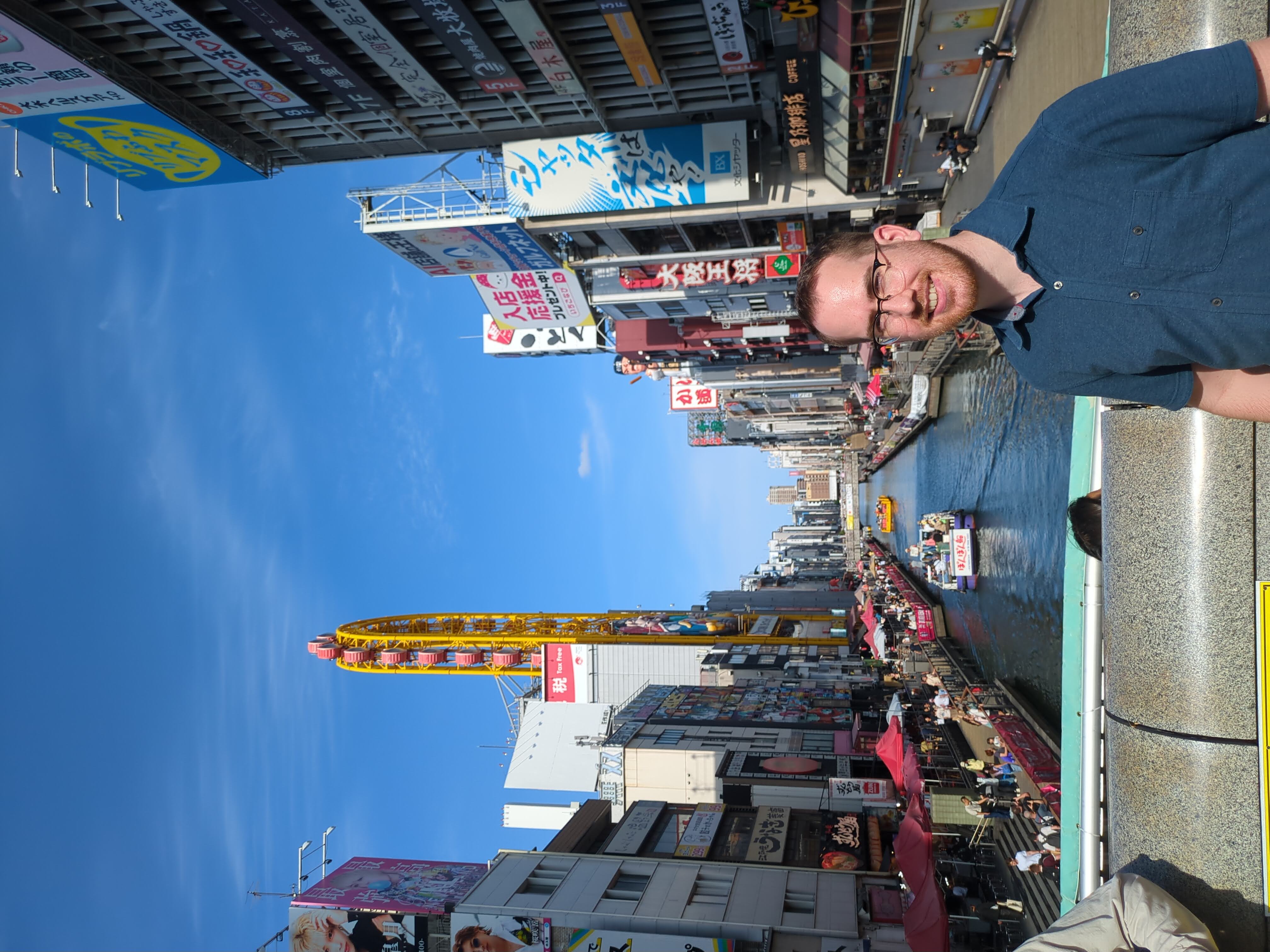 The Dotonbori canal in Osaka